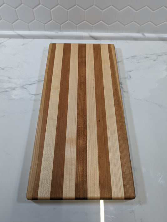 Maple and Cherry Cutting Board - Ready to Ship!