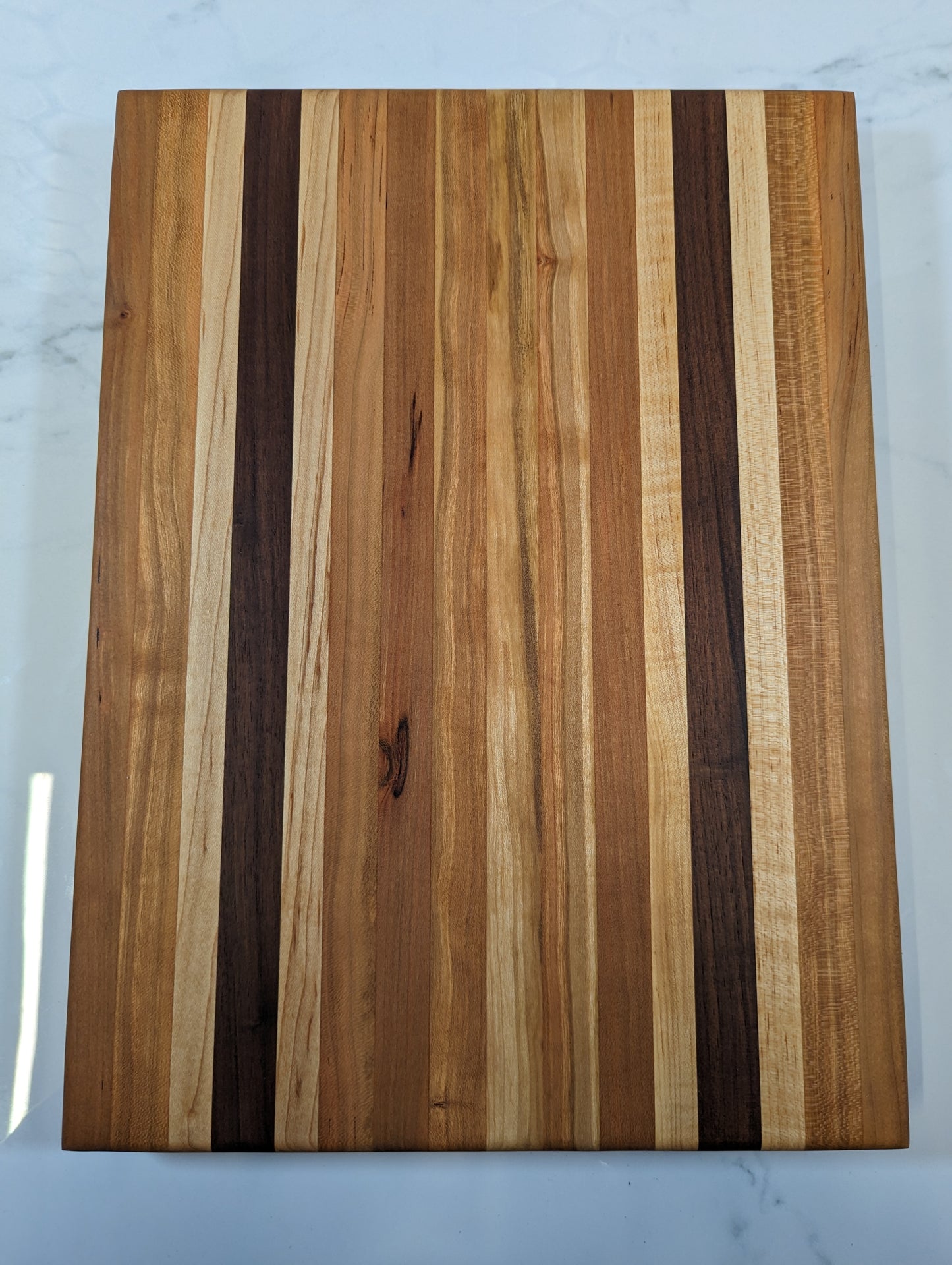 Maple, Cherry and Walnut Cutting Board - Ready to Ship!